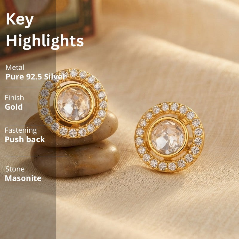 Polki Kundan Earrings