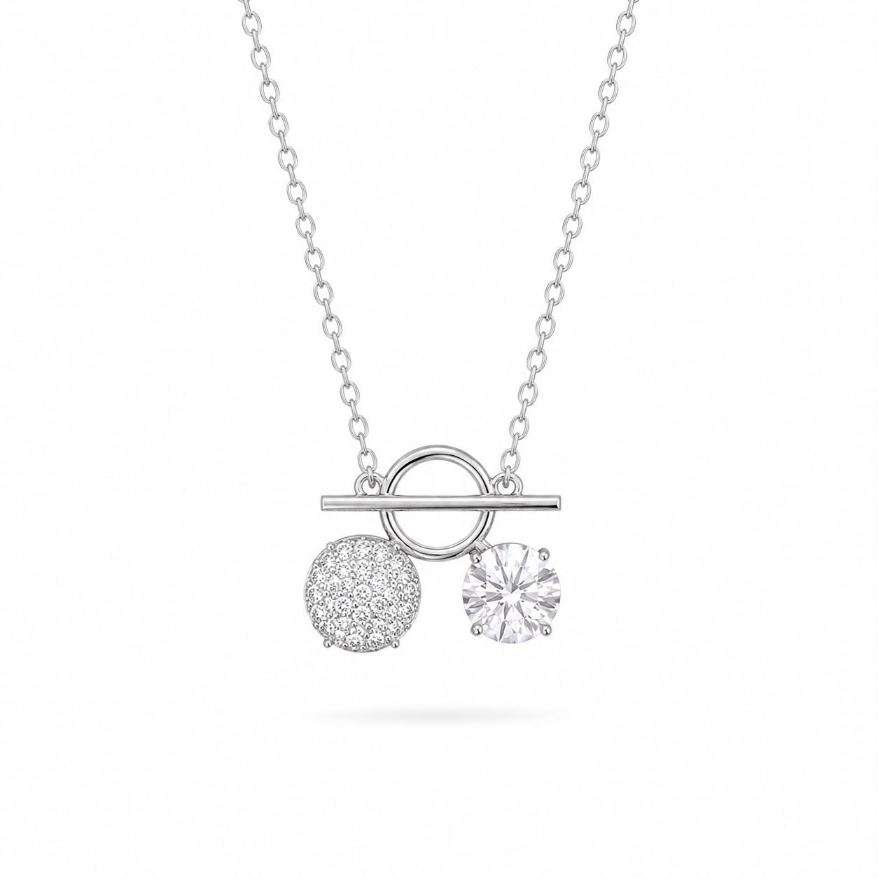 Sparkling Silver Necklace