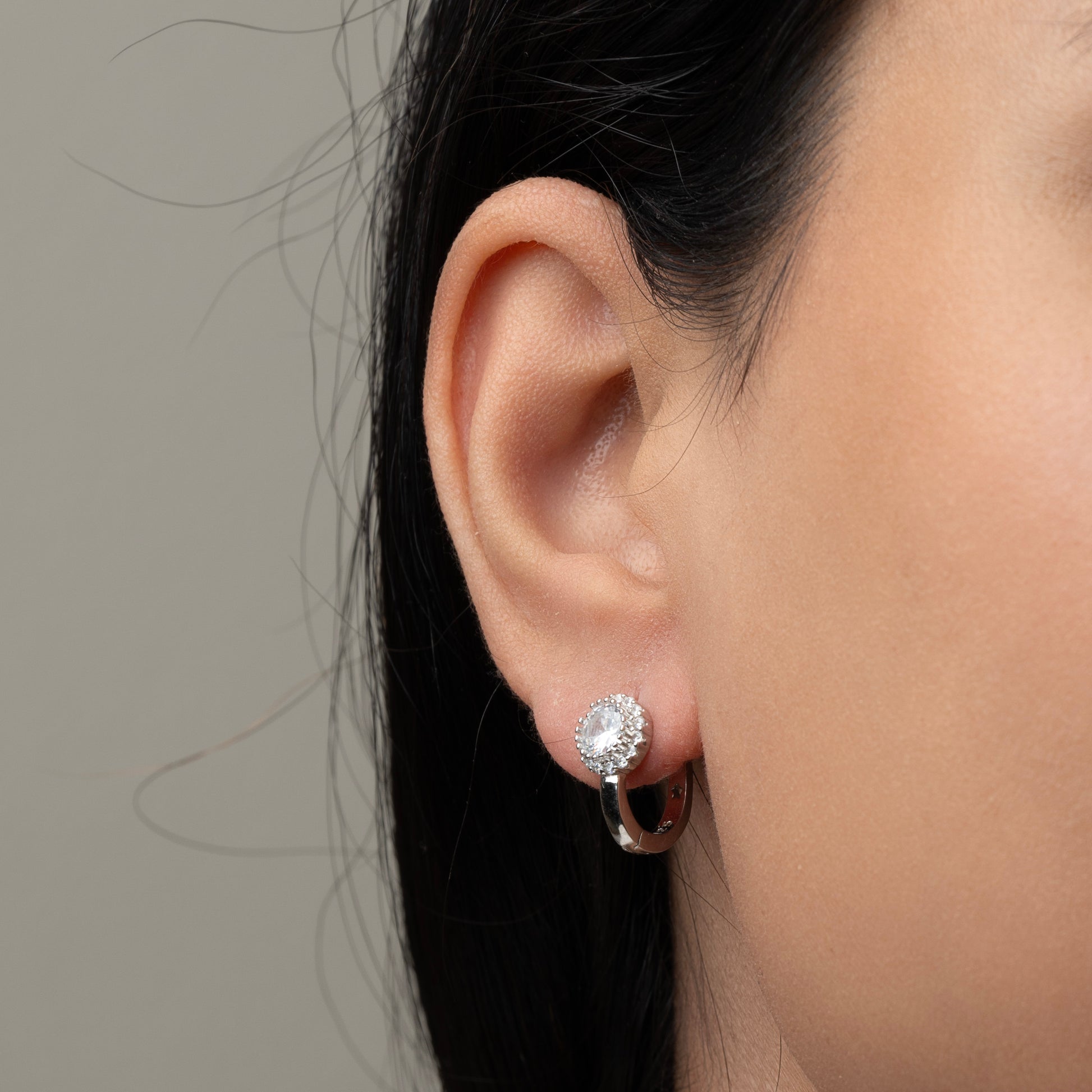 Stylish silver earrings featuring a sleek and modern design for everyday elegance

