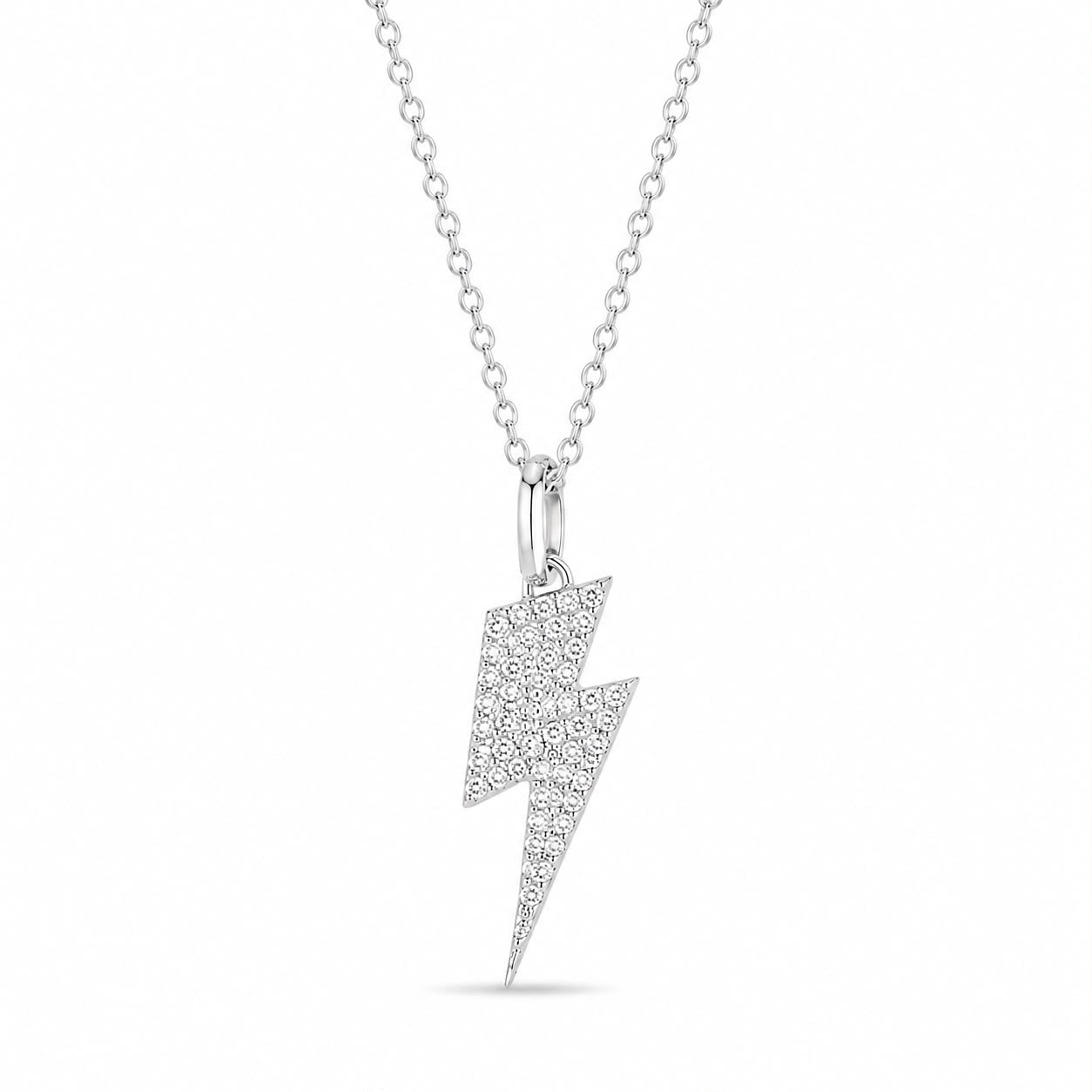 Silver Lightning Necklace