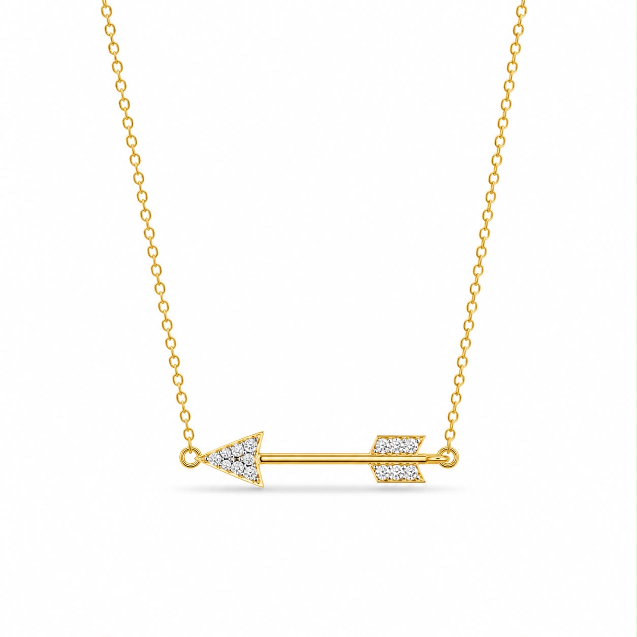 Golden Arrow  Necklace