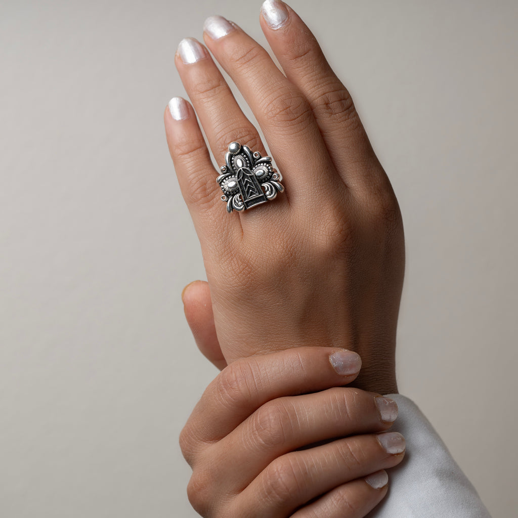 Silver Oxidized Rings
