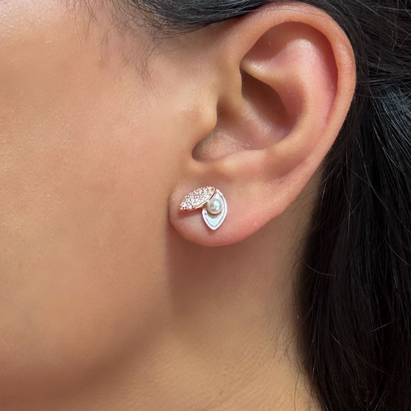 Rose Gold Earrings