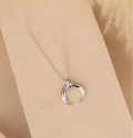 Silver Moon Neck Chain