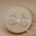 Silver Earrings.