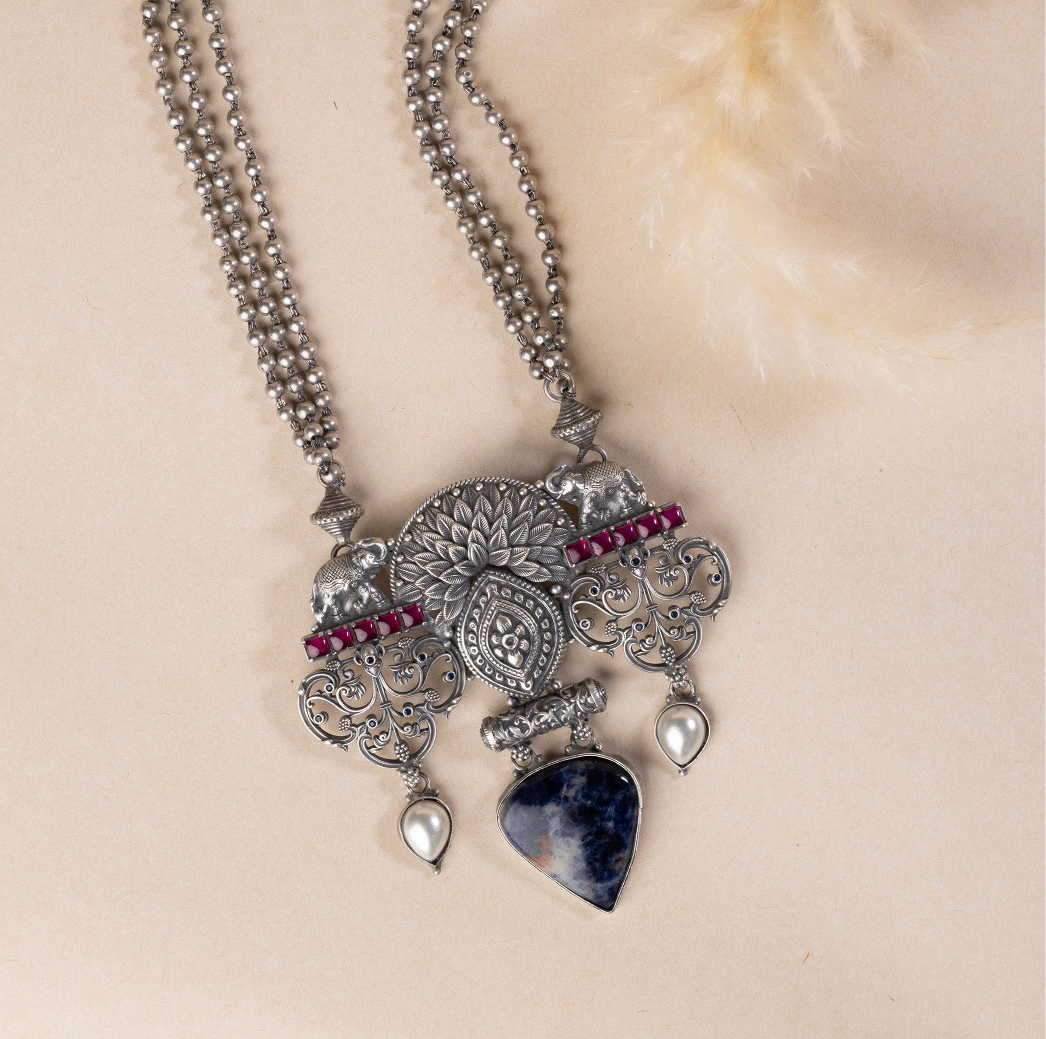 Statement Silver Necklace