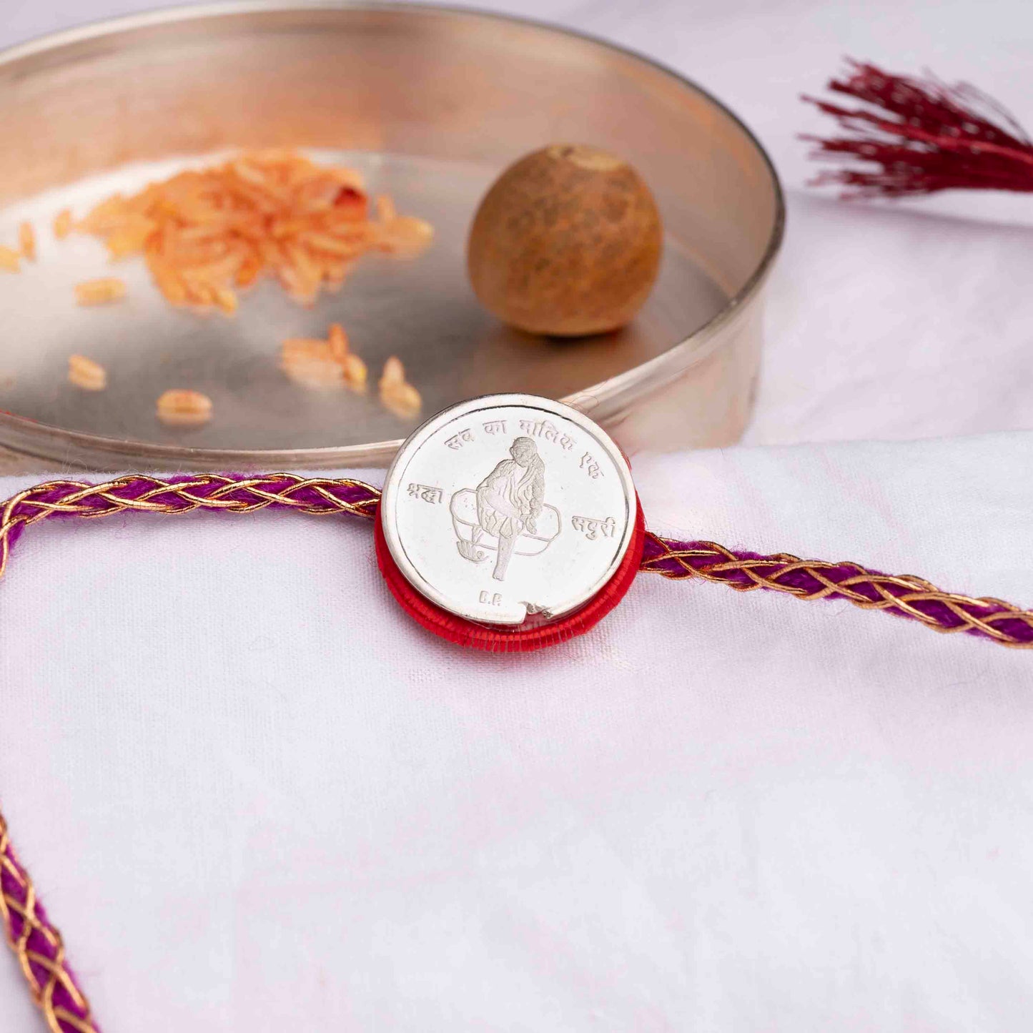 Silver Rakhi