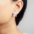CZ And Pearl Studs