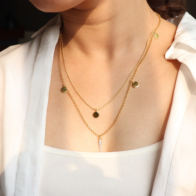 Gold 2 Layer Necklace