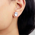 Pretty Silver Studs