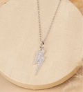 Silver Lightning Necklace