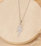 Silver Lightning Necklace