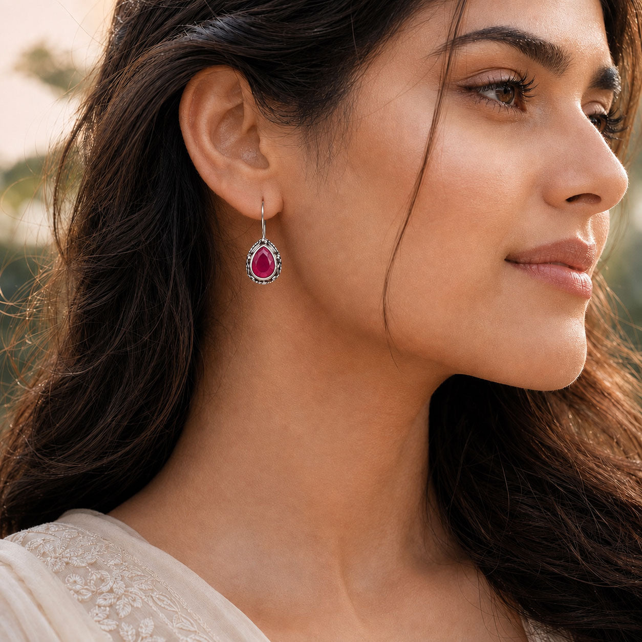 Classic Silver Drop Earrings