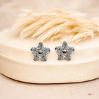 White Flower Studs