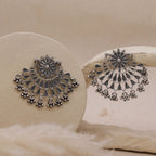 Silver Chandbali