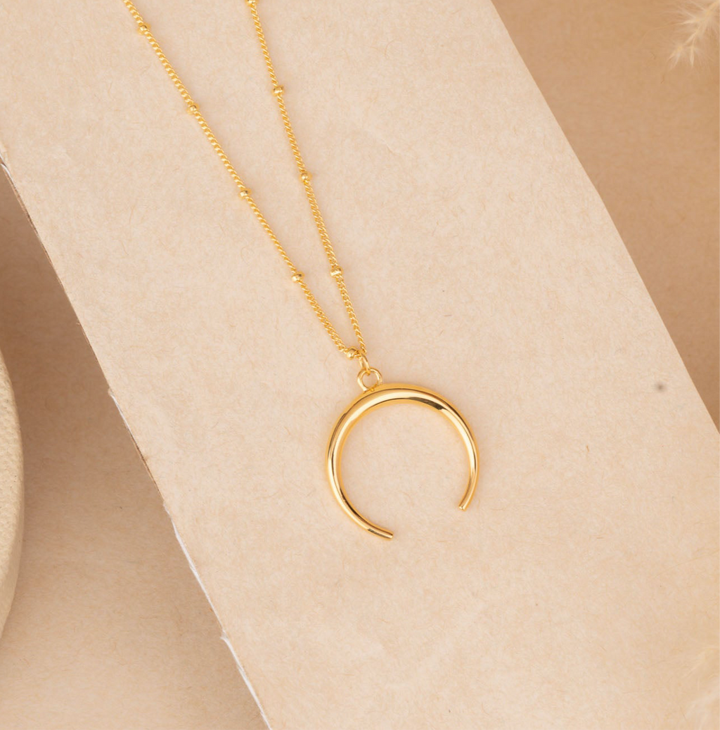 Golden Moon Neck Chain