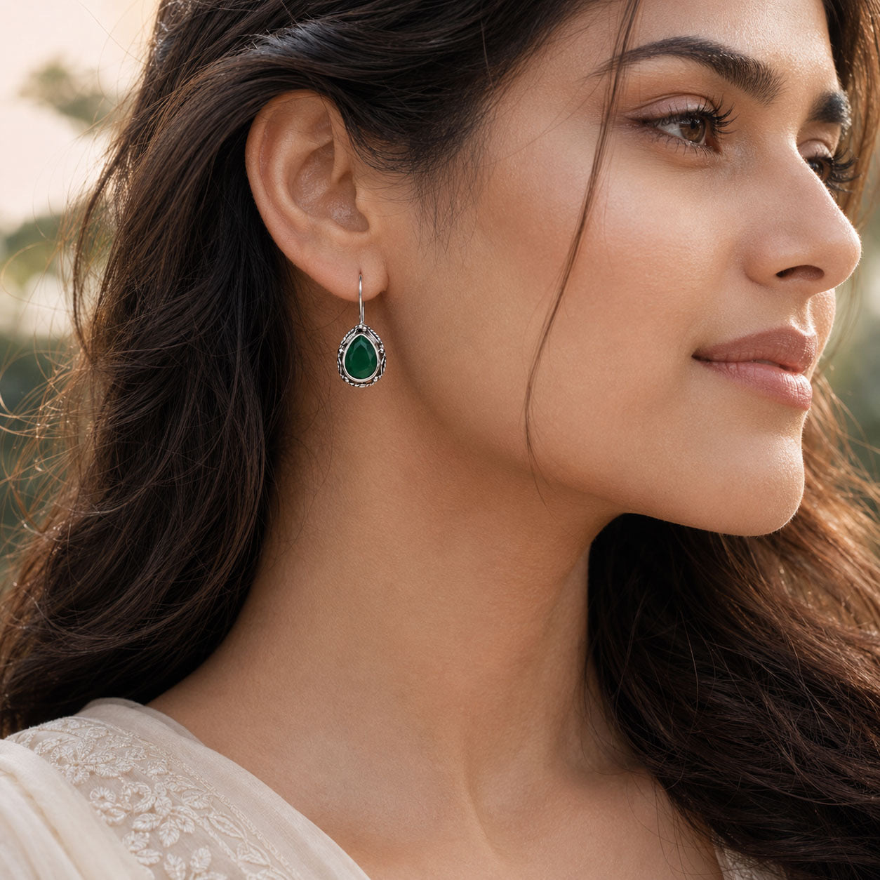 Classic Silver Drop Earrings