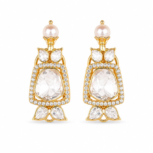 Polki Kundan Earrings