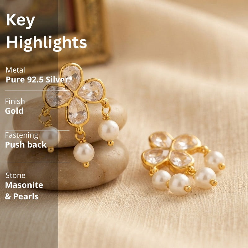 Polki Kundan Earrings