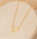 Golden Infinity Heart Neck Chain