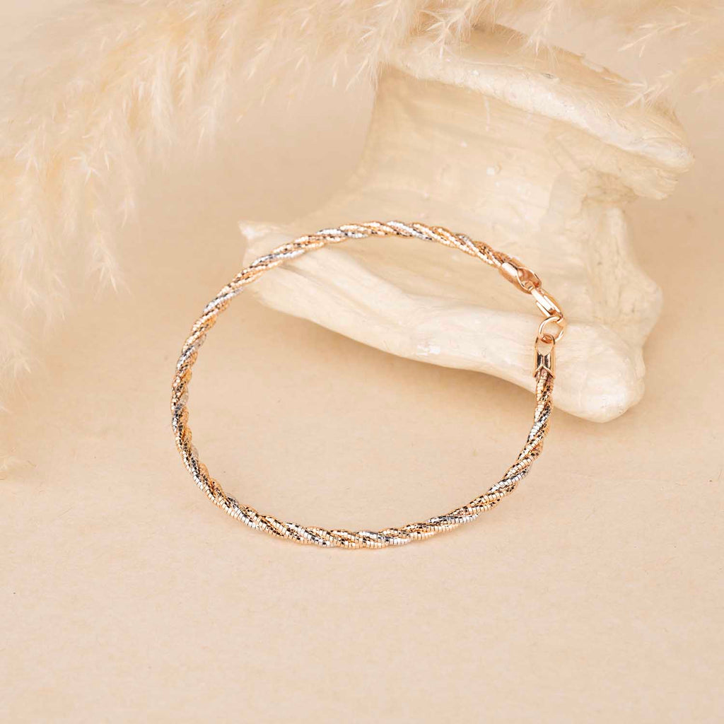Silver  Two Tone Bracelet