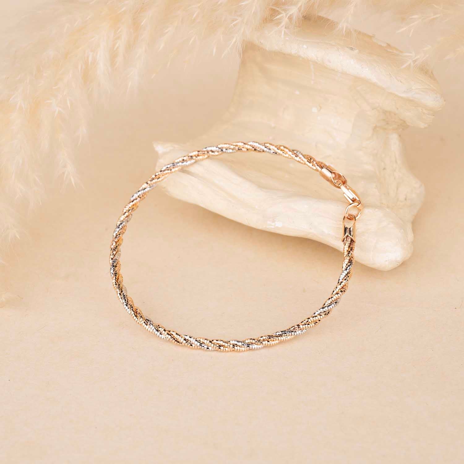 Silver  Two Tone Bracelet