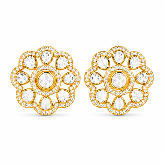 Polki Kundan Earrings
