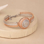 Silver Rose Gold Bracelet