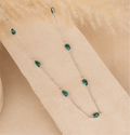 Silver Malachite Necklace