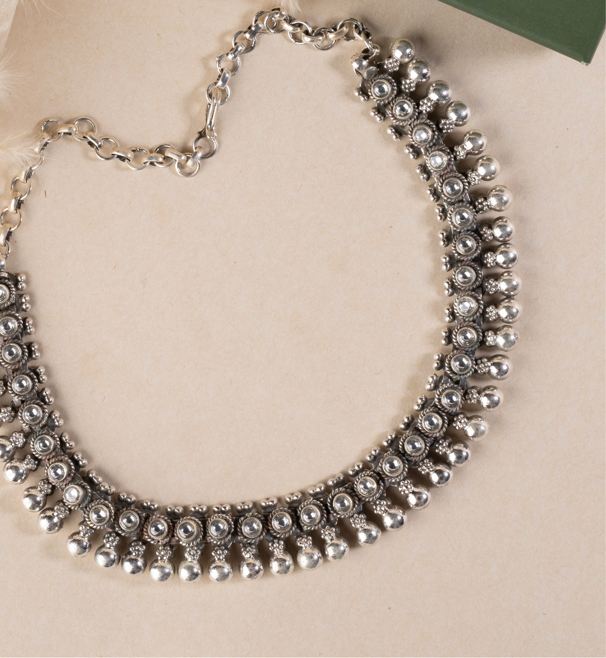 Oxidised Silver Necklace