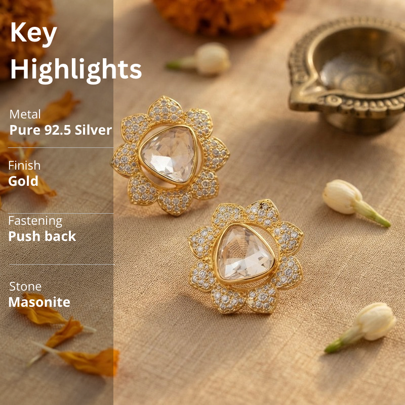 Polki Kundan Earrings