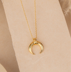 Golden Moon Neck Chain