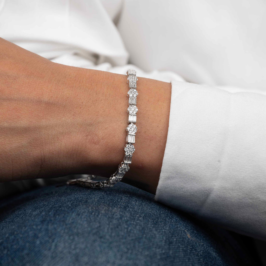 silver bracelet for women
gift for women
gift for girlfriend
Sterling silver bracelet
latest bracelet designs for women 
latest bracelet designs for girl
rose gold latest bracelet design for women 
Silver Tokri bracelets
cz silver bracelet for women
