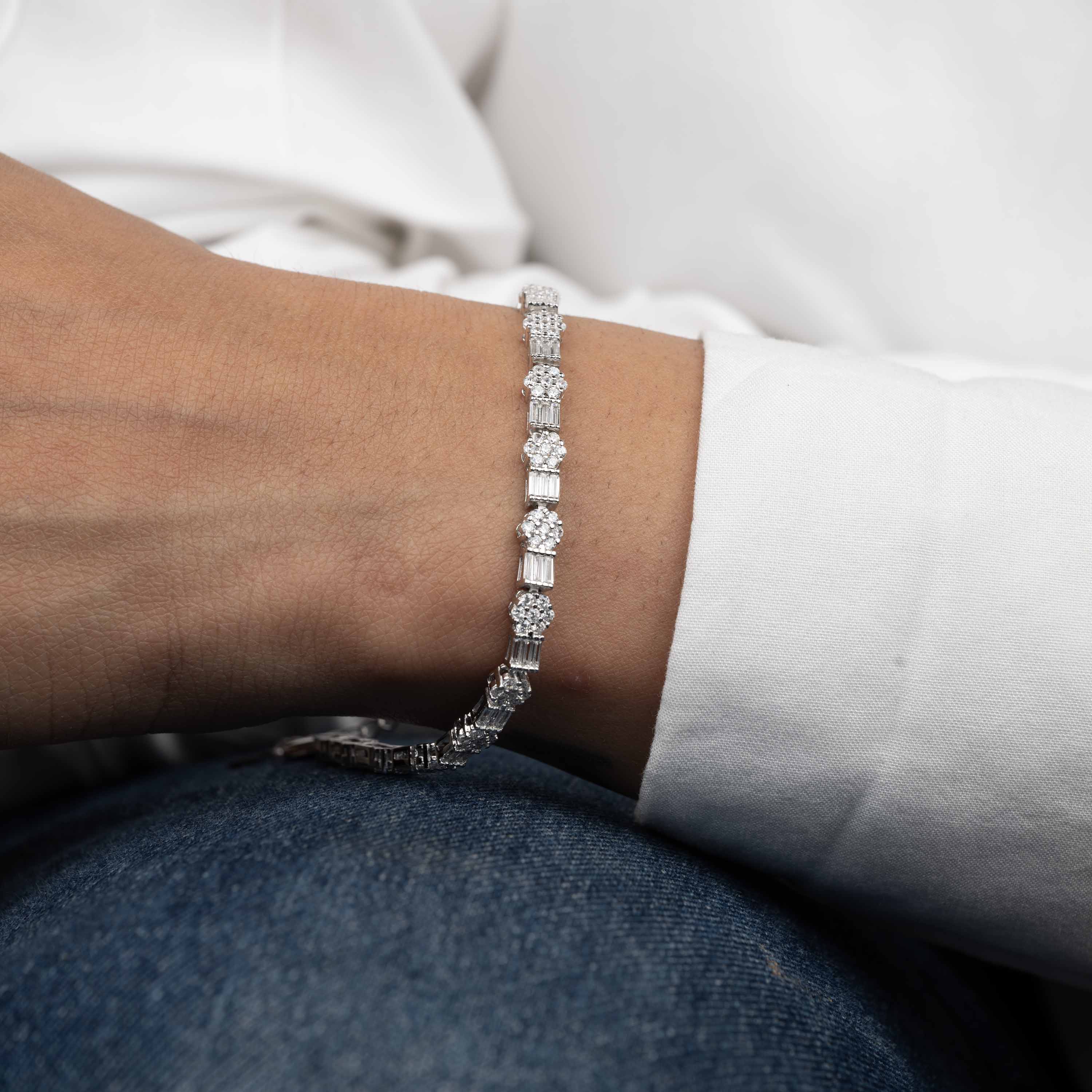 silver bracelet for women
gift for women
gift for girlfriend
Sterling silver bracelet
latest bracelet designs for women 
latest bracelet designs for girl
rose gold latest bracelet design for women 
Silver Tokri bracelets
cz silver bracelet for women
