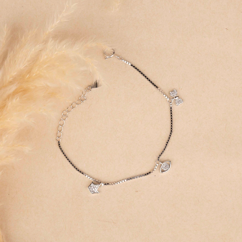 minimalist bracelet
gift for women
lightweight jewellery for women
gift for girlfriend
Sterling silver bracelet
latest bracelet designs for women 
latest bracelet designs for girl
Silver Tokri bracelets
CZ bracelets
cz silver bracelet for women

