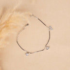 minimalist bracelet
gift for women
lightweight jewellery for women
gift for girlfriend
Sterling silver bracelet
latest bracelet designs for women 
latest bracelet designs for girl
Silver Tokri bracelets
CZ bracelets
cz silver bracelet for women
