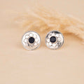 Silver Floral Earrings