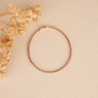Sleek Rose Gold Bracelet