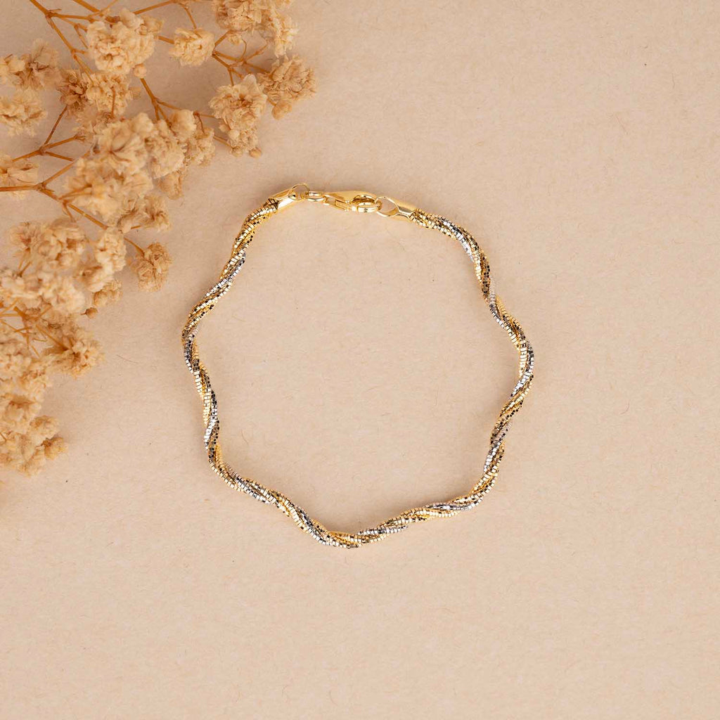 Wavy Gold Bracelet