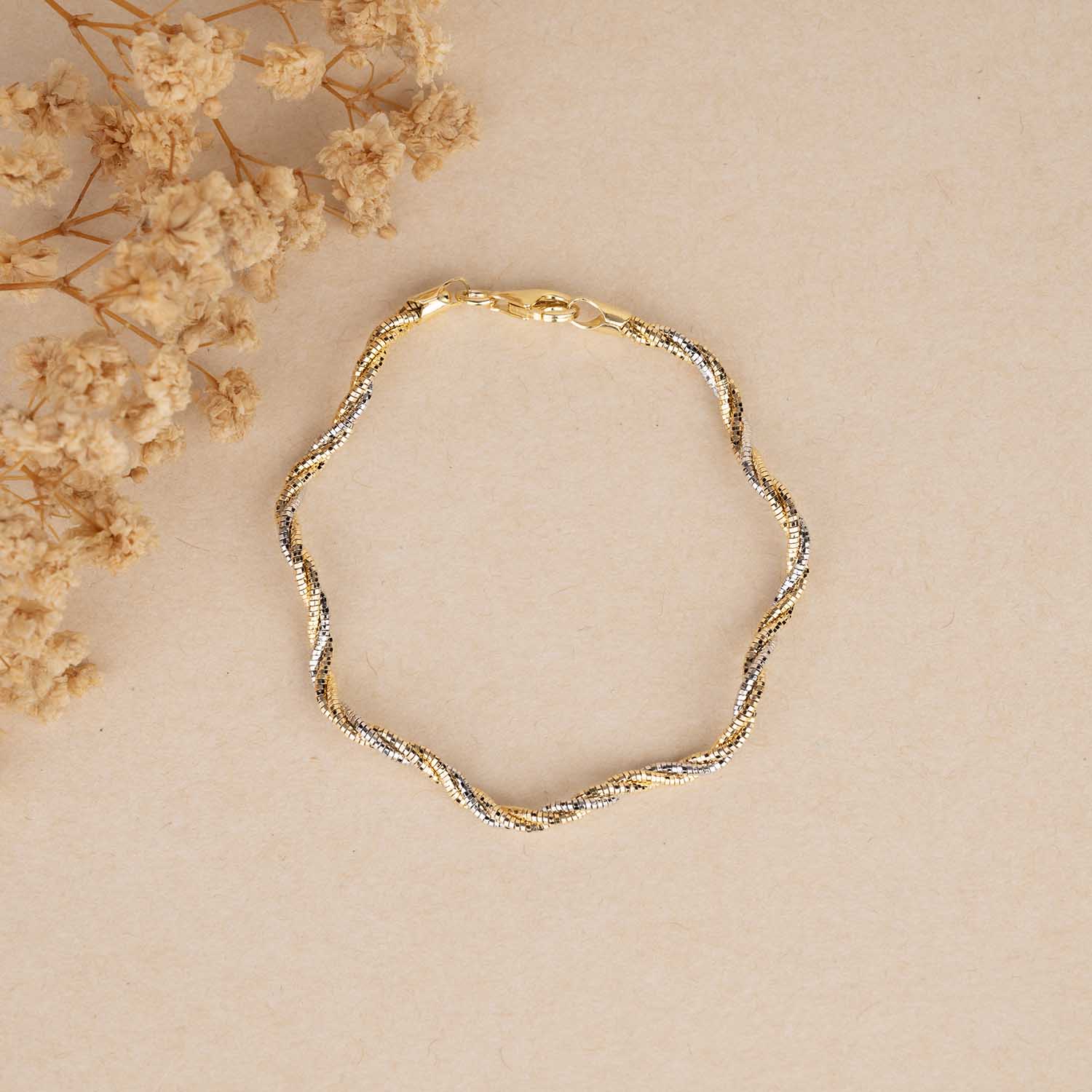 Wavy Gold Bracelet