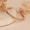 Weaving Rose Gold Bracelet