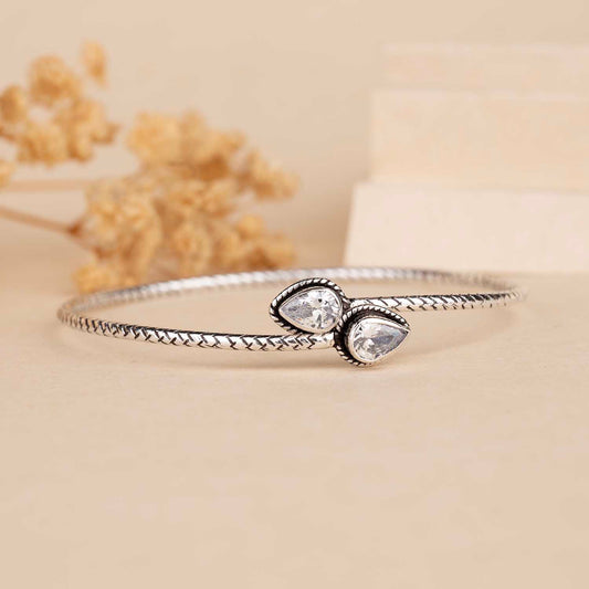 Sleek Silver Bracelet