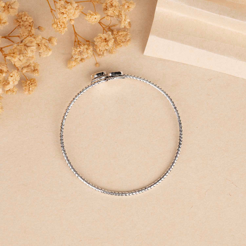 Sleek Silver Bracelet