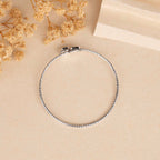 Sleek Silver Bracelet