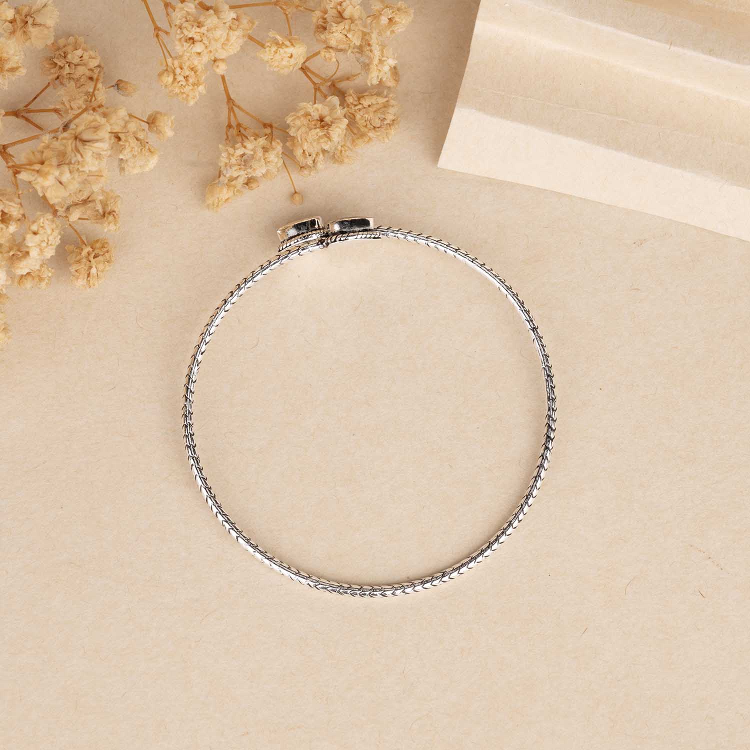 Sleek Silver Bracelet
