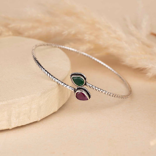 Sleek Silver Bracelet