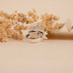 Oxidised Mndala Ring