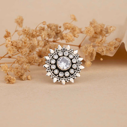 Oxidised Silver Ring