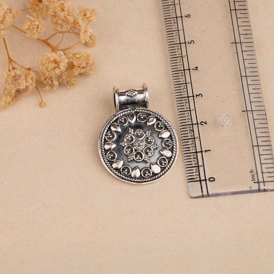 Silver Oxidised Pendant