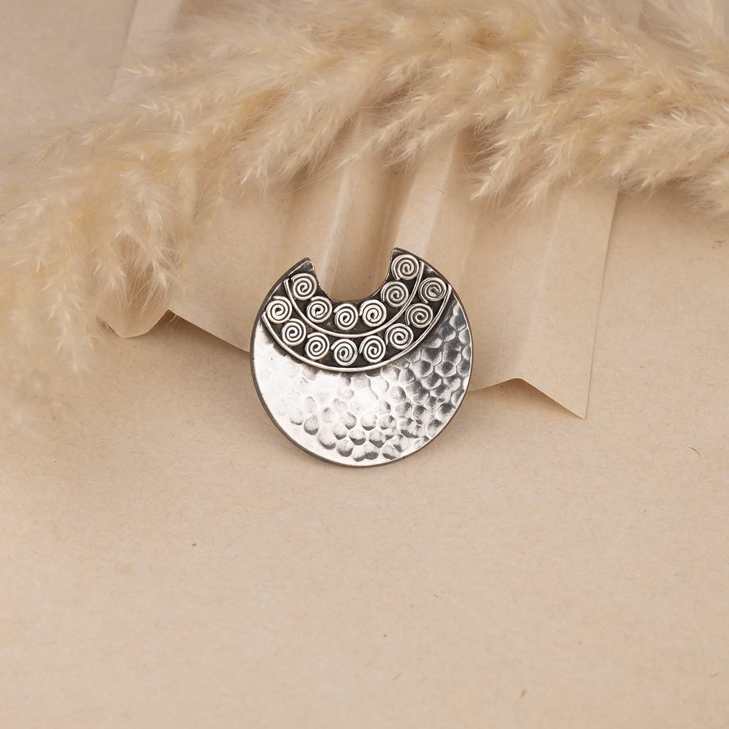 Silver Oxidised Pendant